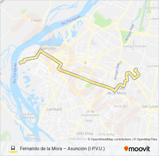 96-21 Bus Line Map