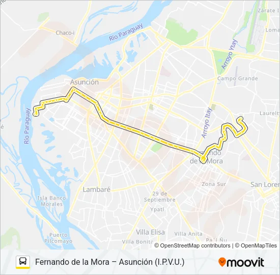 96-21 Bus Line Map