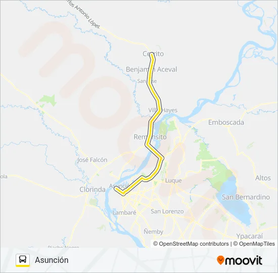 5 CH Bus Line Map