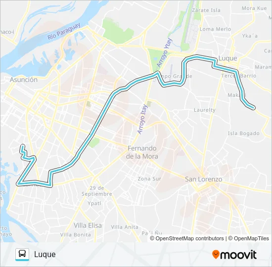 51 Bus Line Map