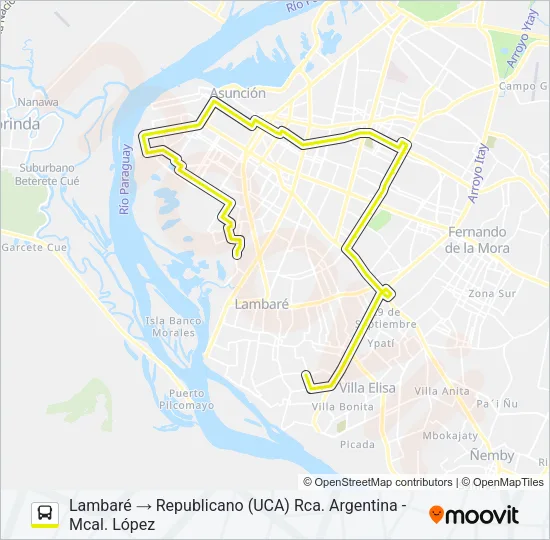 31 Bus Line Map