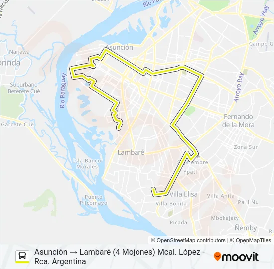 31 Bus Line Map