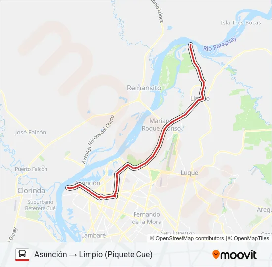 36 Bus Line Map