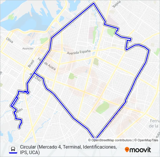 31-8 Bus Line Map