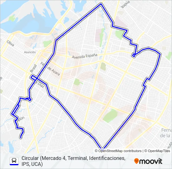 31-8 Bus Line Map