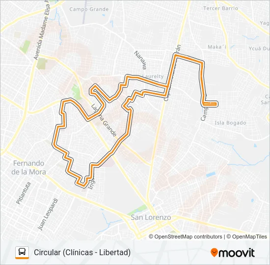 12 Bus Line Map