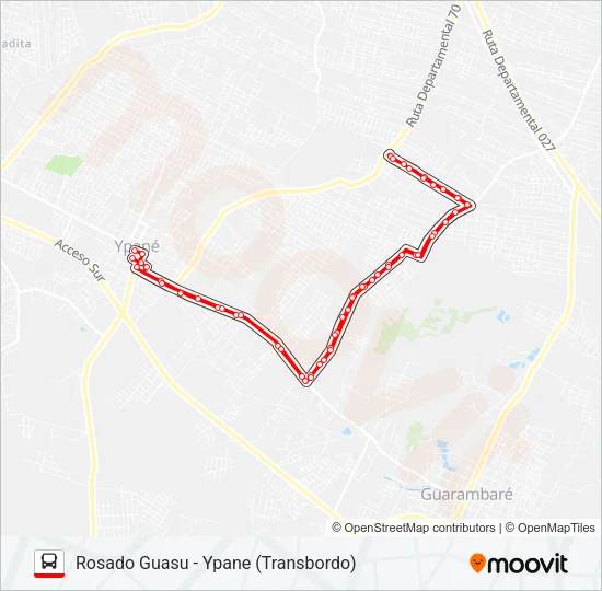 38 Bus Line Map
