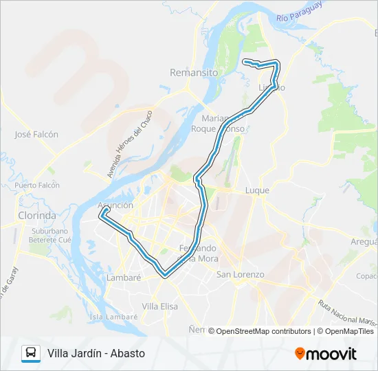 44 Bus Line Map