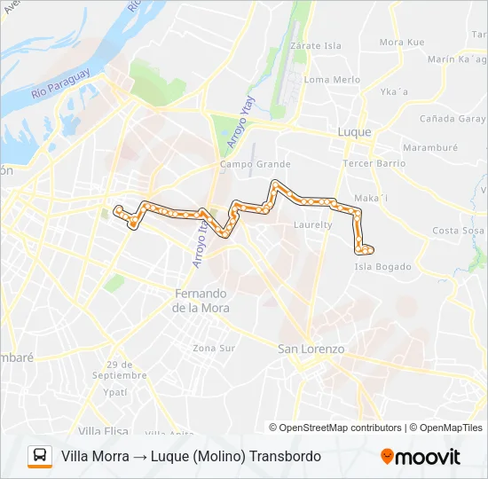 12 Bus Line Map