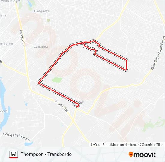 38 Bus Line Map