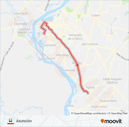 38 Bus Line Map