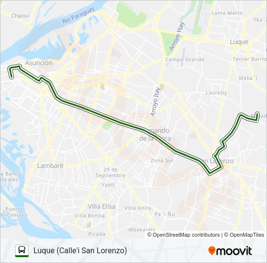 19 Bus Line Map