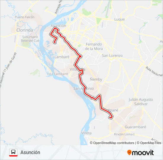 38 Bus Line Map