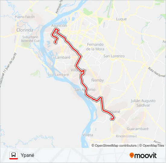 38 Bus Line Map