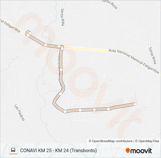 165-27 Bus Line Map