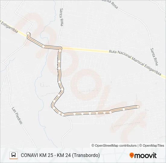 165-27 Bus Line Map