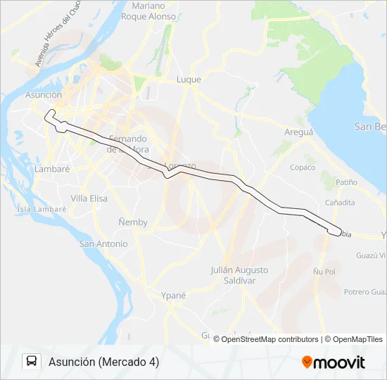 165 Bus Line Map