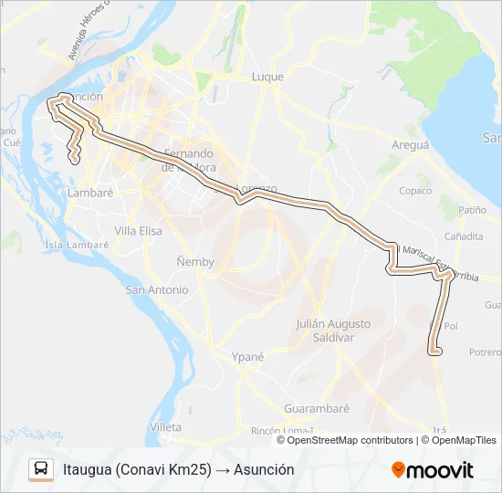 165 Bus Line Map