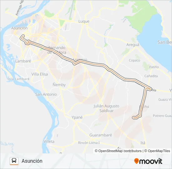 165 Bus Line Map