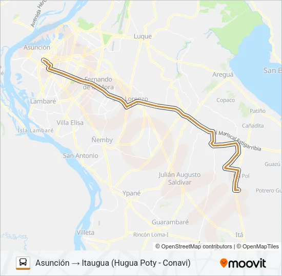 165 Bus Line Map