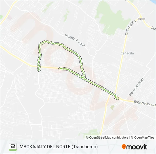 165 Bus Line Map