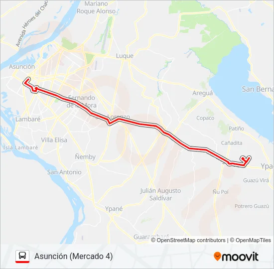 165 Bus Line Map