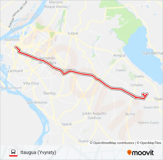 165 Bus Line Map