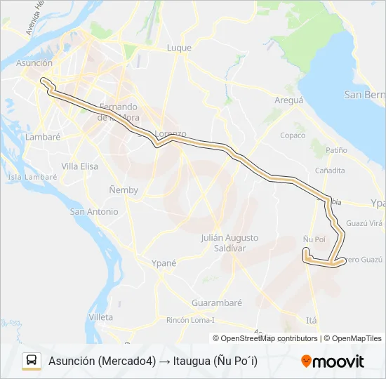165 Bus Line Map