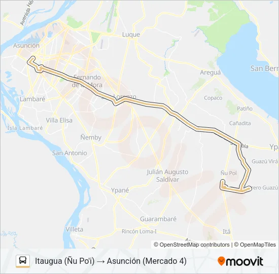 165 Bus Line Map