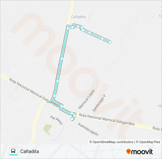 165 Bus Line Map