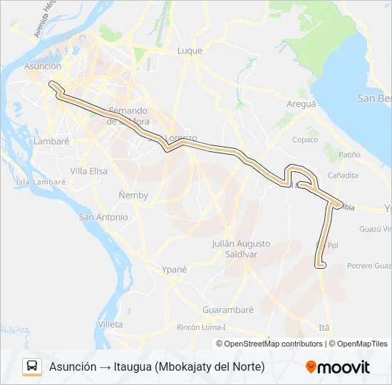 165 Bus Line Map