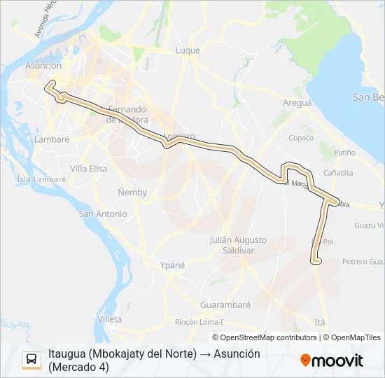 165 Bus Line Map