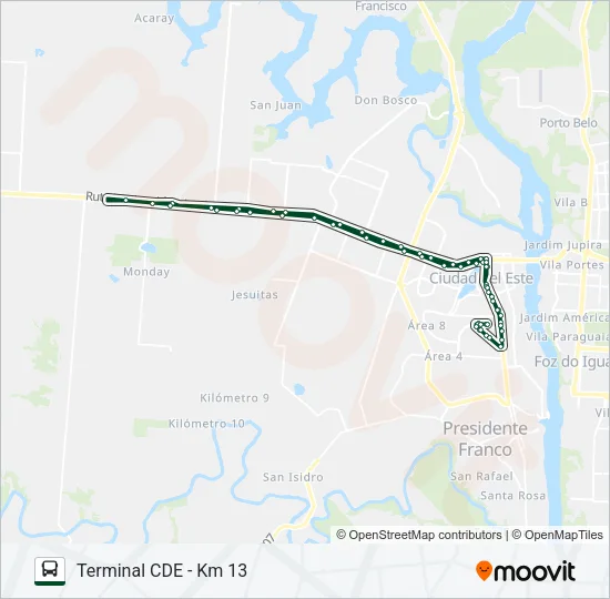 BUS ELÉCTRICO Bus Line Map