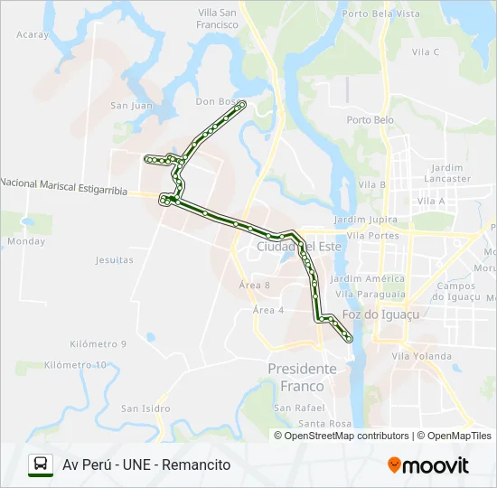 BUS ELÉCTRICO Bus Line Map
