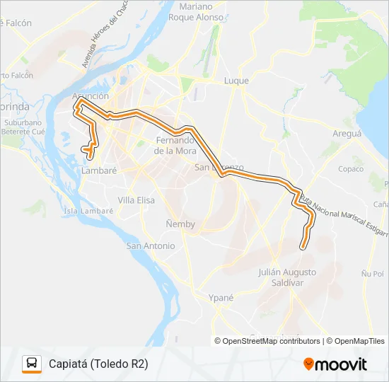 12-43 Bus Line Map