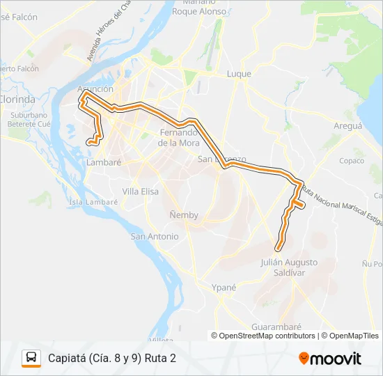 12-43 Bus Line Map