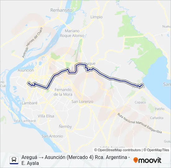 111 Bus Line Map