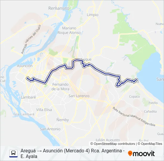 111 Bus Line Map