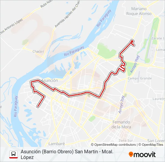16-2 Bus Line Map