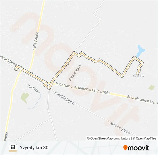 165 Bus Line Map