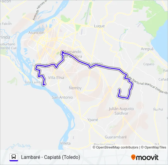 58 Bus Line Map