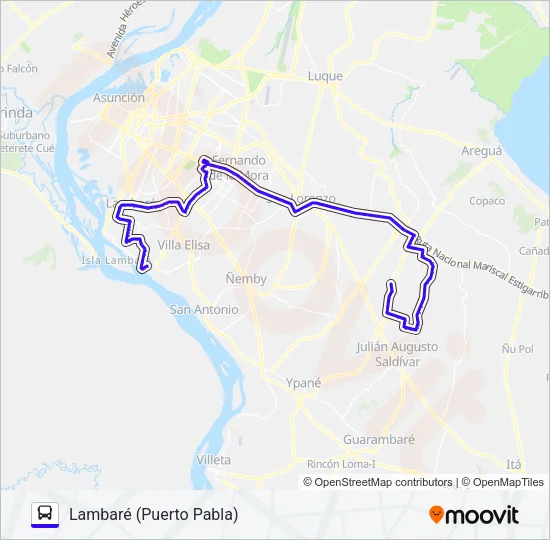 58 Bus Line Map