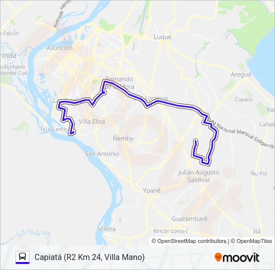 58 Bus Line Map