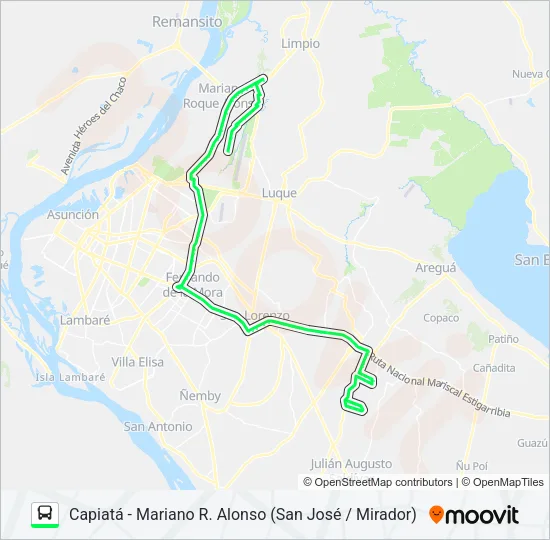 58 Bus Line Map