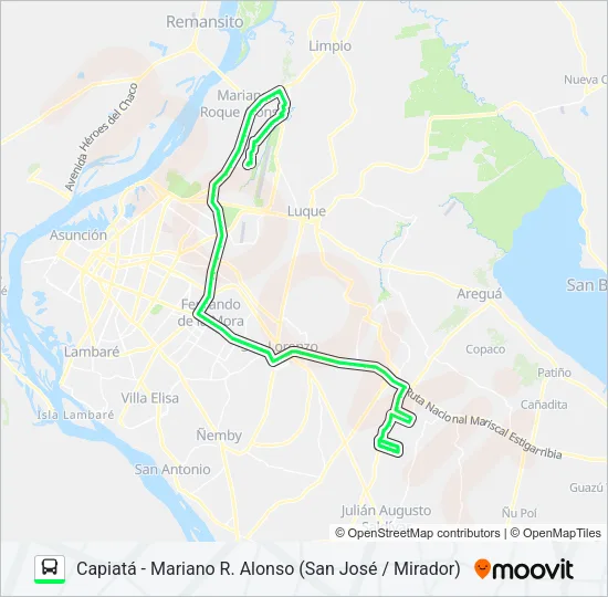58 Bus Line Map