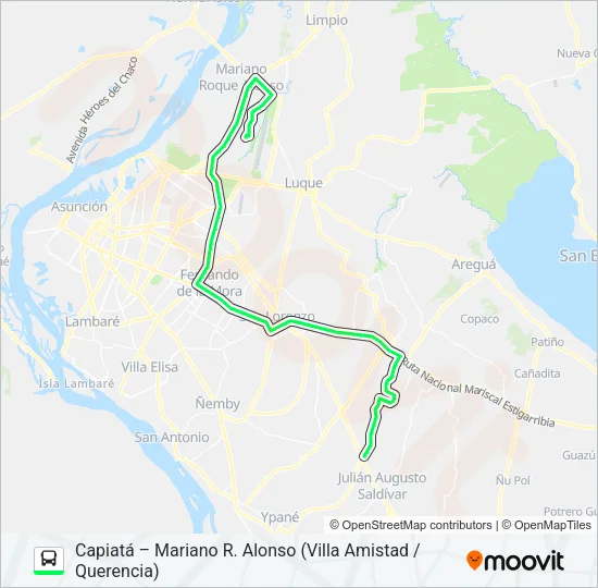 58 Bus Line Map
