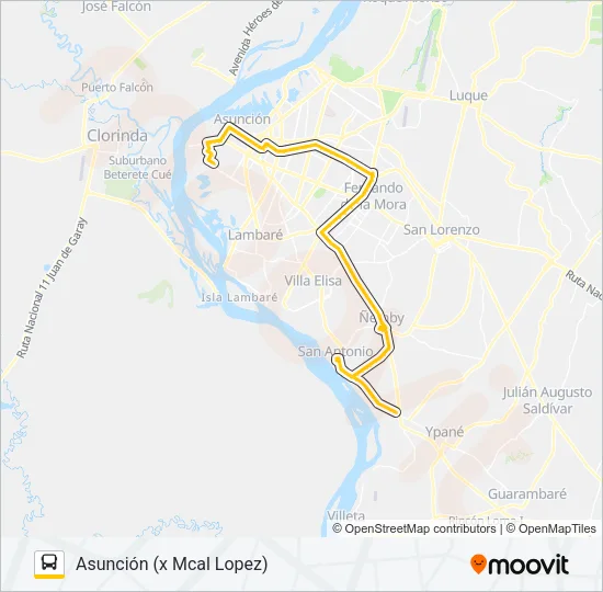 15-3 Bus Line Map