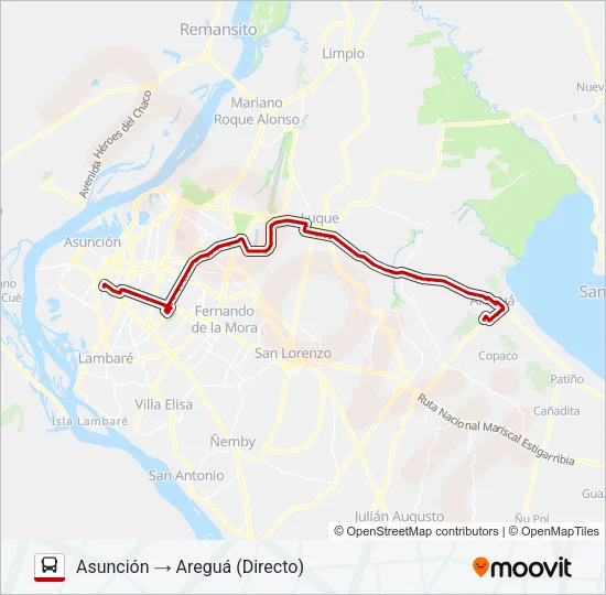 110 Bus Line Map