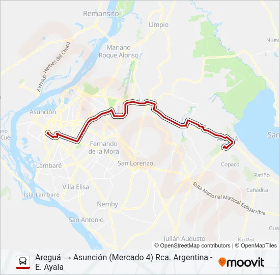 110 Bus Line Map