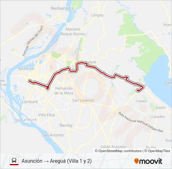 110 Bus Line Map